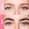 1Pcs Brown Magic Microblading Eyebrow Pencil Contouring Pen Brow for Eyes, Dual-Ended Micro-Fork-Tips Applicator for Hair Like Strokes with Dual-ended Eyebrow Brush Long Wear Waterproof lpiz de cejas view 3