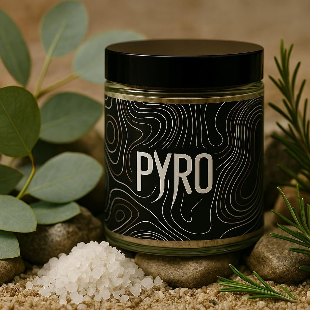 PYRO All Natural Sea Bath, 16 oz Jar