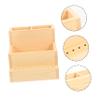 AUTSUPPL Double-layer Makeup Storage Organizer with Compartment Holder for Nail Drill and Manicure Tools Multi-function Desktop Storage Box for Office and Beauty Supplies view 3
