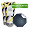 Cleverman Promo Pack - 2 Sensitive Face and Beard Scrub, 100ml + Free Face Scrubber view 1