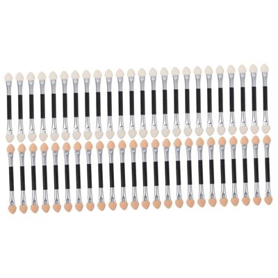 NOLITOY 48pcs Dual-ended Eyeshadow Sticks for Women Portable Eye Makeup Applicators Soft Tips for Easy Blending and Application for Travel and Daily Use