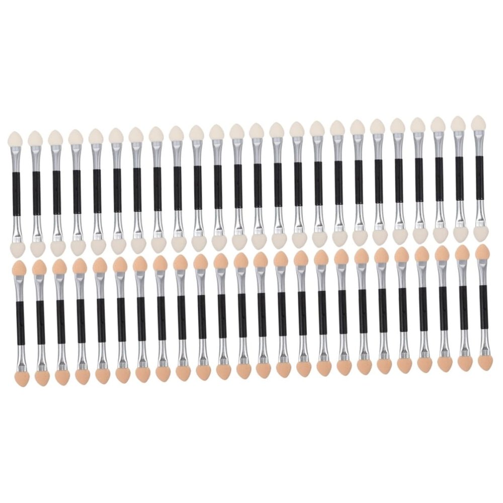 NOLITOY 48pcs Dual-ended Eyeshadow Sticks for Women Portable Eye Makeup Applicators Soft Tips for Easy Blending and Application for Travel and Daily Use
