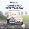 Beef Tallow Cream  All Natural Grass Fed Beef Tallow and Honey All Purpose Balm  Moisturizing Face and Body Lotion for Eczema, Cracked, Dry, Itchy, Irritated Skin  Skin Repair Skincare Made in USA view 2