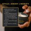 BRIGHTSIDE Hybrid Pomade - Flexible Hold Light Shine - Water Based - Shea Butter Beeswax, Jojoba Oil, & Ozokerite Blend - For All Hair Types - Easily Washes Out - Premium Hair Styling Product (2.5oz) view 4