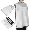 3PCS Waterproof Men Beard Catcher Beard Cutting Shaving Cape Apron Home Hair Styling Tool (White) view 2
