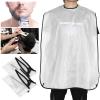 3PCS Waterproof Men Beard Catcher Beard Cutting Shaving Cape Apron Home Hair Styling Tool (White) view 4