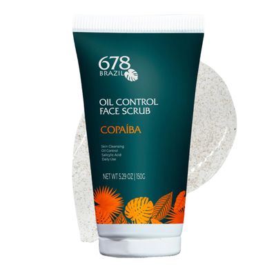 678 BRAZIL Oil Control Face Scrub, 150g / 5.29oz