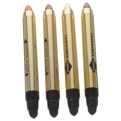 4pcs Highlighter Eyeshadow Pencil Women Cosmetics Makeup Stick Eyeshadow Stick Eye Shadow Pen Lying Silkworm Pen Makeup Pencil Eye Shadow Makeup Cosmetics Girl Makeup Supplies/3954