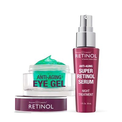 Retinol Eye Gel - Reduces Puffiness & Dark Circles, Restores Elasticity 6X Super Serum  Unique, Intensive Formula Accelerates Skin Renewal While You Sleep.