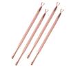 12 pcs Manicure Scraper Triangle Salonrose Textured Art Cuticle Remover Nail Golden Fingernail Removal for Gold Peeler Design and Beauty Polish Remove Steel Practical Silver Spa/3951 view 4