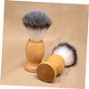 4 Pcs Shaving Brush Shave Brush for Men Wood Handle Shave Brush Shave Accessory Salon Shave Brush Shaving for Men Beard Brush Barber Brush Barber Supplies/3944 view 4