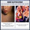 60ML Body Glitter Spray for Women, Shimmery Spray for Skin, Face, Hair and Clothing, Quick Drying,Shiny Glitter Spray, Glitter Hairspray Highlighter Face Makeup Spray for Festival view 4