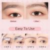 Eyebrow Trimmer Scissor, 2024 Upgraded Eyebrow Scissors with Comb, Stainless Steel Eye Brow Shaper Trimming Scissors, Precision Eyebrow Cutter, Eyebrow Scissors Tool for Men Women(Black-2,3PCS) view 3