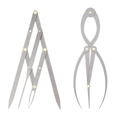 2 Pcs Golden Ratio Caliper, Eyebrow Mapping Brow Tool for Eyebrows Shaping Tattoo Makeup, 1:1.618 Measure Tool & 3-Point Positioning Ruler