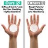 300PCS Cotton Rounds - Cotton Pads Face Pads Makeup Remover Round for Face, Eye, Makeup, Remover,Cleansing, Exfoliating view 4