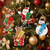 72 Set 144 Pcs Christmas Hand Cream Gift Bulk for Women Coworker Christmas Tree Ornament Hand Lotion Party Favor with Card Ribbon Holiday Decor Stocking Stuffer Gift for Women (Xmas Style) view 2