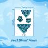 10-Sheet Scale Temporary Tattoo Stickers  Fake Tattoos for Cosplay, Festivals, and Halloween for Kids and Adults view 4