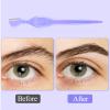 Mudder 21 Pcs Eyebrow Razor Eyebrow Shaver Facial Razor Multipurpose Face Trimmers with Precision Cover for Women Makeup Care Tools(Purple) view 4