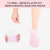 Silicone Socks for Women - 2 Pair Silicone Moisturizing Socks for Foot Care | Up to Size 10 - Silicone Foot Socks for Dry Cracked Feet view 3