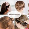 300pcs Brown Hair Pins Kit,U Shaped Hair Pins,100 Pcs U-Shaped,100 Pcs Bobby Pin and 100 Pcs Hair Rubber Bands with Storage Box Hair Pins,2Inch Hair Pins for Women and Hairdressing Salons view 3