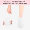 Silicone Socks for Women - 2 Pair Moisturizing Socks for Foot Care | Up to Size 10 - Silicone Foot Socks for Dry Cracked Feet view 3