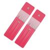 2 Pieces Tweezer Storage Bag Case PU Eyelash Tweezer Sleeve 3 Slot Eyelash Tweezer Cover Case Bag Lash Tweezer Case Eyelash Tweezer Carrying Bag Eyelash Tweezer Pouch Holder, Rose Red view 1