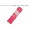 2 Pieces Tweezer Storage Bag Case PU Eyelash Tweezer Sleeve 3 Slot Eyelash Tweezer Cover Case Bag Lash Tweezer Case Eyelash Tweezer Carrying Bag Eyelash Tweezer Pouch Holder, Rose Red view 2
