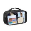 BAGSMART Clear TSA-Approved Toiletry Bag, Large Opening Quart Sized Makeup Bag with Handle, Double Zipper, Clear Cosmetic Organizer for Women view 1