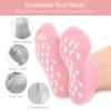Moisturizing Gel Socks - Soft Gel Lined for Deep Hydration and Repair, Spa Socks to Soften and Revitalize Dry, Cracked Feet, Infused with Essential Oils and Vitamins for Extra Care view 2