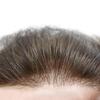 Toupee for Men Ultra Thin Skin Mens Hair System Soft Human Hair piece 0.04mm Invisible Mens Toupee All V-loop Skin PU Men Hair Unit Mens Hair Replacement6X8"-80% density#3 Dark Brown view 3