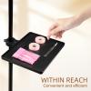 MoyRetty Lash Tray Holder (10.6 x 8), Adjustable Plastic Essential Organizer Stand for Lash Techs, Perfect for Salon or Homes Use-Black view 3