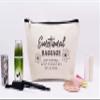 LIBIHUA Emotional Baggage Bag Funny Gift for Women Sister Gifts Best Friends Present Friendship Present for Her Makeup Cosmetic Bag Travel Pouch view 2