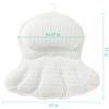 Bath Pillow Bathtub Pillow for Neck Back Support 4D Bath Tub Pillow with 6 Strong Suction Perfect Bath Gift for Women view 3