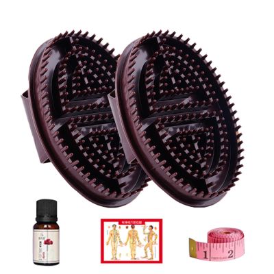 2Pack Meridian Brush Massage Brush, Professional Meridian Brush, Beauty Salon Meridian Brush, Full Body Relaxation Comb, Meridian Handheld Massage Brush, Manual Massage Tools Set