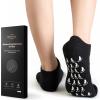 MoyRetty Moisturizing Silicone Socks for Men - Large Size, Ultimate Aloe-Infused Gel for Home Use - Say Goodbye to Dry Cracked Feet Black view 1