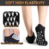 MoyRetty Moisturizing Silicone Socks for Men - Large Size, Ultimate Aloe-Infused Gel for Home Use - Say Goodbye to Dry Cracked Feet Black view 3