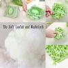 FETNHU Leefa Loofah, The Leeffa Soft Loofah and Washcloth, The Leefa Loofah, 2 in 1 Bath Loofah Sponge, Shower Loofah with Drawstring, Travel Loofah Shower Sponge for Body Cleansing (Brown) view 4