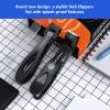 Toenail Clippers for Thick Nails for Seniors| INXEN 3-Pack Ergonomic Heavy Duty Angled Head Nail Clippers with Catcher | Premium Steel Wide Opening Fingernail Clippers Nail Cutter for Men & Women view 2