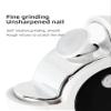 Automatic Electric Nail Clipper with Light, 3-Speeds Levels and Nail Clip Storage, LCD Digital Display, USB Rechargeable Safety Electric Nail Trimmer Suitable for Adults, Seniors, Children (Champagne) view 4