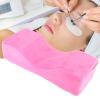 Lash Pillow for Lash Extensions,U Shape High Elastic Sponge Eyelash Pillow,Ergonomic Curve Lash Eye Head Neck Bed Pillow,Flannel Cushion Lash Tech Supplies for Beauty Salon Home (Rose red) view 2