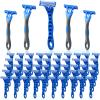 Leriton 50 Pcs Three Blade Disposable Razors for Men Bulk Men's 3 Blade Sensitive Skin Razor for Comfortable Shave view 1