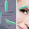 BIHRTC 100PCS Eyebrows Eye Lash Brushes Mascara Wands Disposable Silicone Lip Applicators liner Brushes Makeup Tools Lash Wand for Women Girls Salon Beauty Cosmetic Make Up Tool view 2