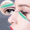 BIHRTC 100PCS Eyebrows Eye Lash Brushes Mascara Wands Disposable Silicone Lip Applicators liner Brushes Makeup Tools Lash Wand for Women Girls Salon Beauty Cosmetic Make Up Tool view 3