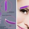 BIHRTC 100PCS Disposable Silicone Eyelash Brush Mascara Spoolies Mascara Wands Disposable Lip Applicators liner Brushes Makeup Tools for Women Girls Salon Beauty Cosmetic Make Up Tool view 2