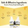 ECZEMA HONEY Scalp Kit - Natural Anti Dandruff Shampoo, Conditioner, & Scalp Oil for Flakes - Argan Oil & Tea Tree Oil for Hair - Eczema Treatment Helps Psoriasis, Seborrheic Dermatitis, & More view 2