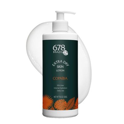 678Brazil Extra Dry Skin Moisturizing Lotion - Deep Hydration - Repairs Dehydrated Skin, Daily Use Moisturizer - Copaiba & Passion Fruit - 16.91 Fl Oz