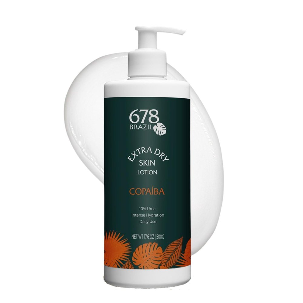 678Brazil Extra Dry Skin Moisturizing Lotion - Deep Hydration - Repairs Dehydrated Skin, Daily Use Moisturizer - Copaiba & Passion Fruit - 16.91 Fl Oz
