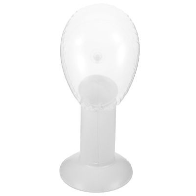 BELLIFFY Curly Hair Mannequin Head Wig Holder Inflatable Wig Stand Multi-Purpose Hat Display Stand