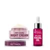 Retinol Night Cream  Works While You Sleep to Restore and Reduce Fine Lines and Wrinkles + Retinol Anti-Aging Facial Oil  With Nine Essential Oils, Restores Hydration and Nourishment view 1