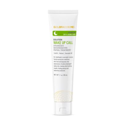 Dr. Goldfadens Wake Up Call Night Facial Moisturizer Night Cream for Dry & Aging Skin | w/Alpha Lipoic Acid, Avocado Oil Retinol, Co-enzyme Q10 2.0 Fl Oz